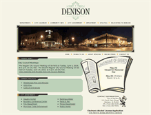 Tablet Screenshot of denisonia.com